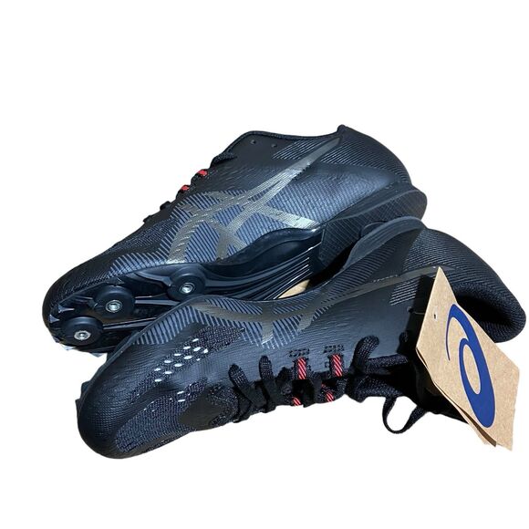 ASICS Hyper MD 8 Track & Field Spikes Mens 6 Black Stripes 1093A198-001 Athletic main image 7